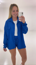 Load image into Gallery viewer, Royal blue shirt set
